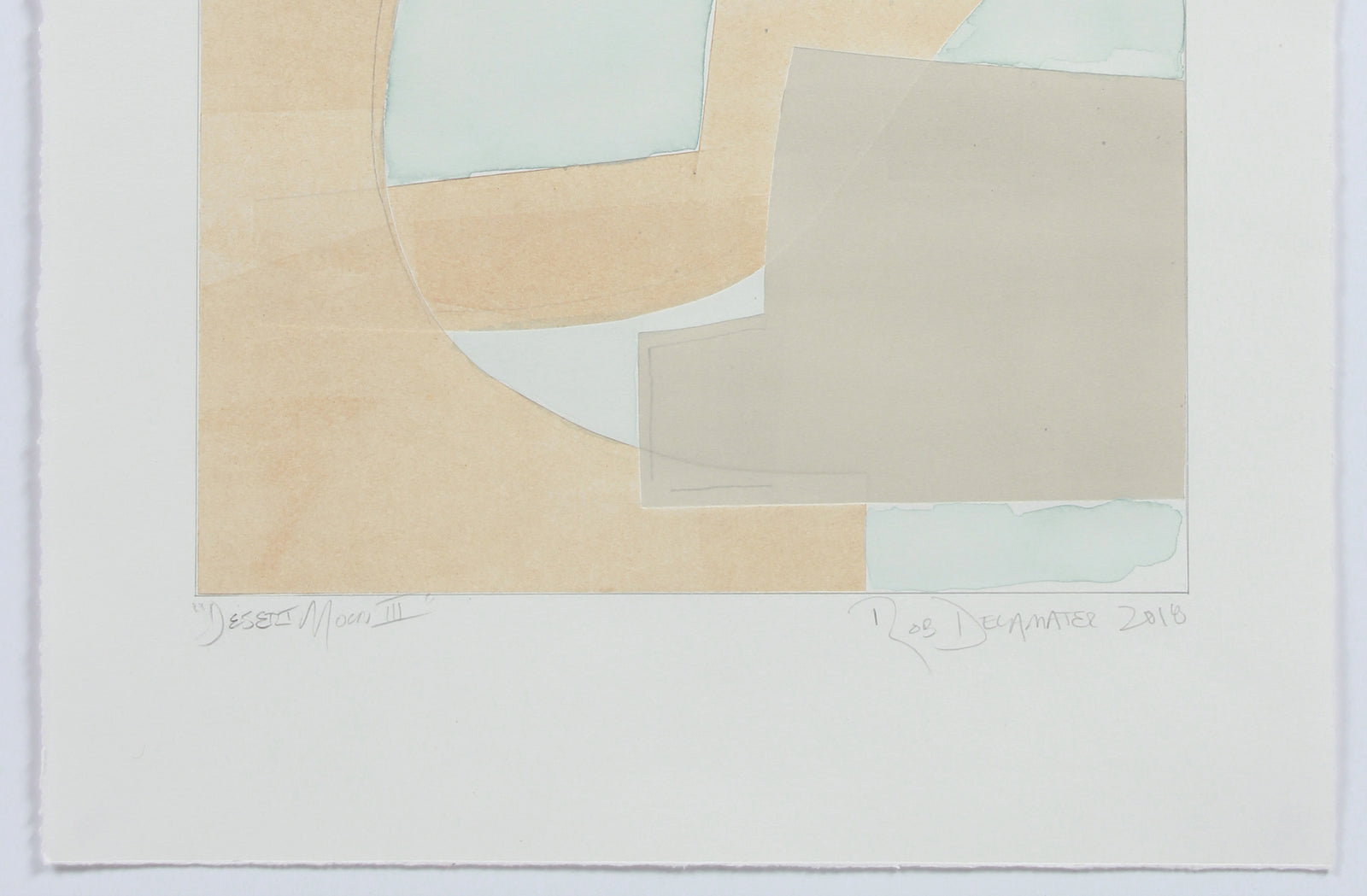 <i>Desert Moon III</i> <br>2018 Monotype <br><br>#A9434