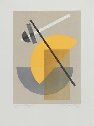 <i>Homage to Bauhaus I</i> <br>2019 Monotype <br><br>#A9441