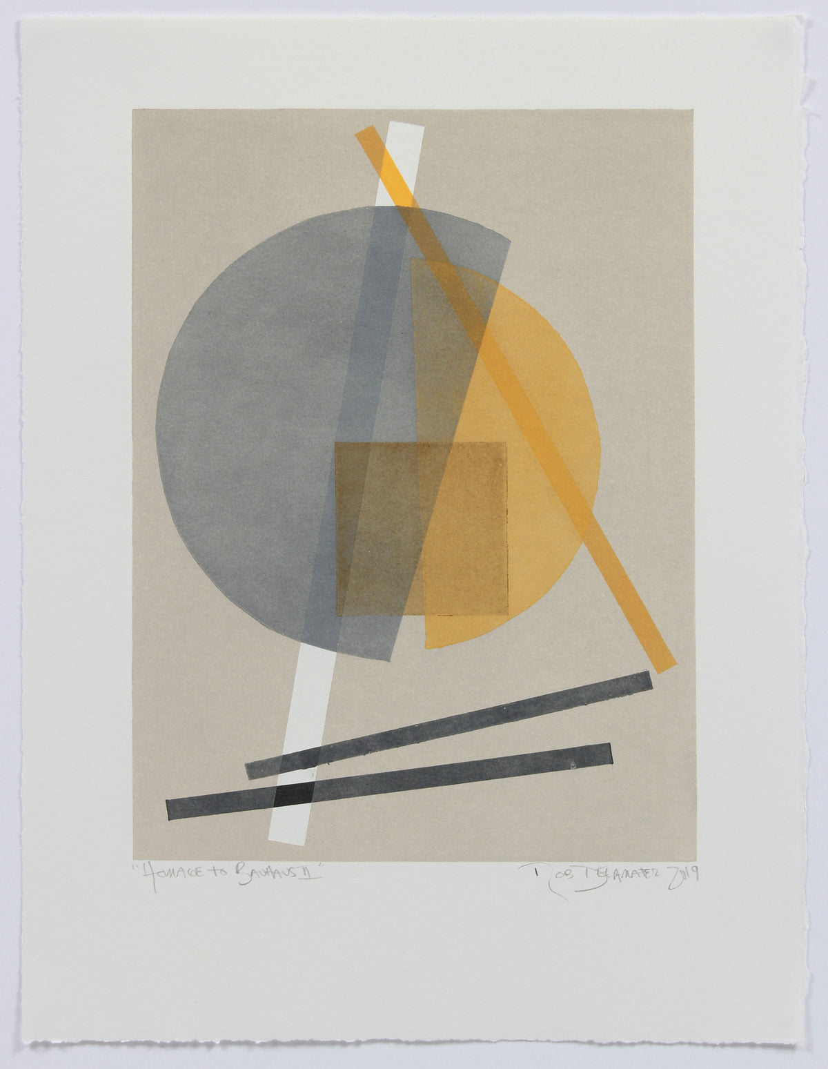 <i>Homage to Bauhaus II</i> <br>2019 Monotype <br><br>#A9442