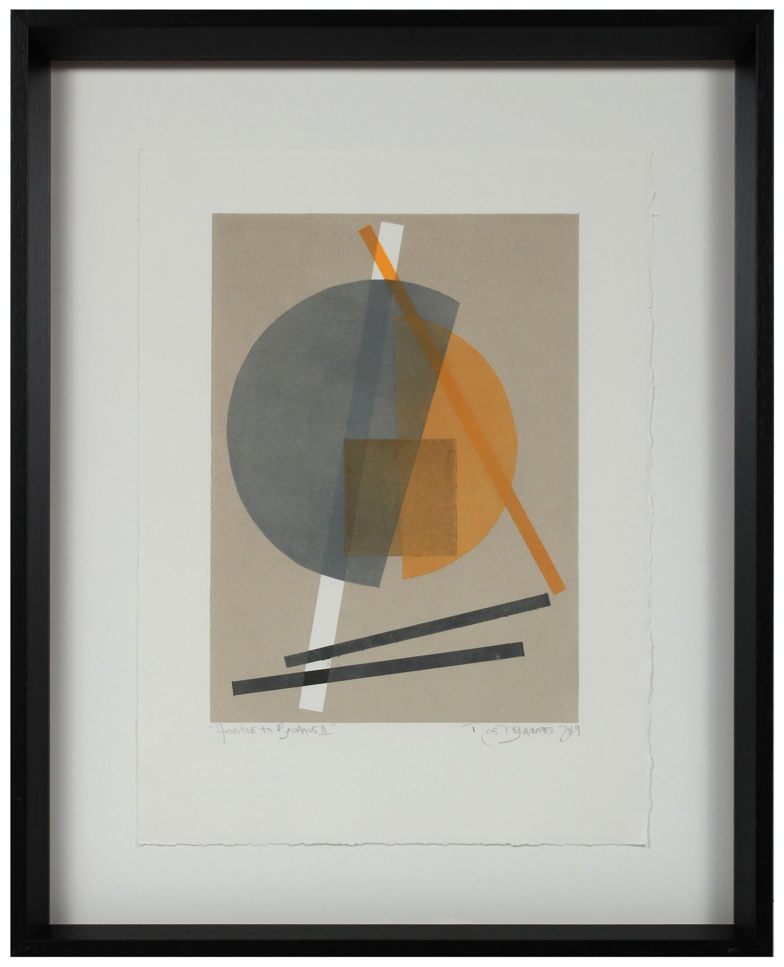 <i>Homage to Bauhaus II</i> <br>2019 Monotype <br><br>#A9442