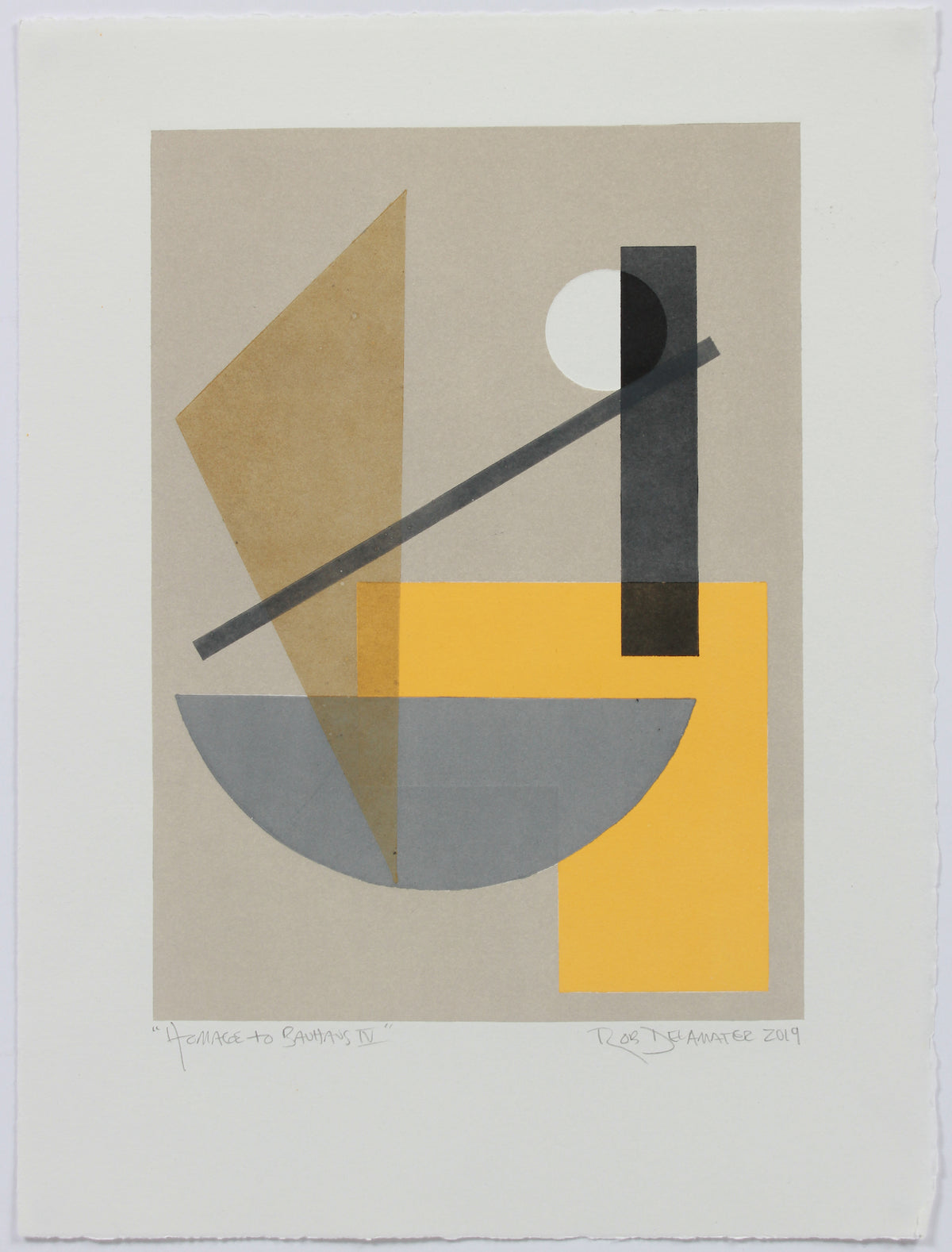 <i>Homage to Bauhaus IV</i> <br>2019 Monotype <br><br>#A9444