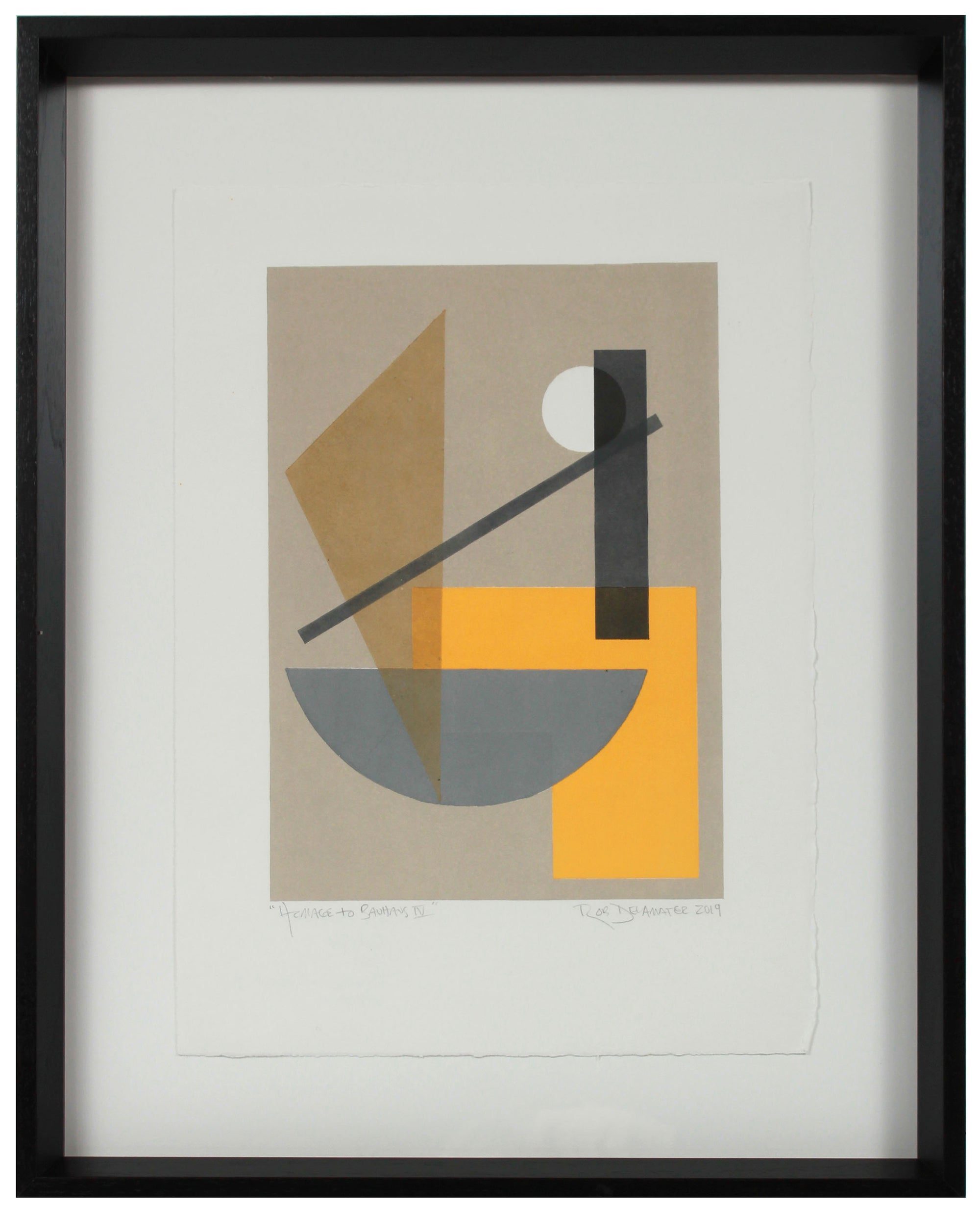 <i>Homage to Bauhaus IV</i> <br>2019 Monotype <br><br>#A9444
