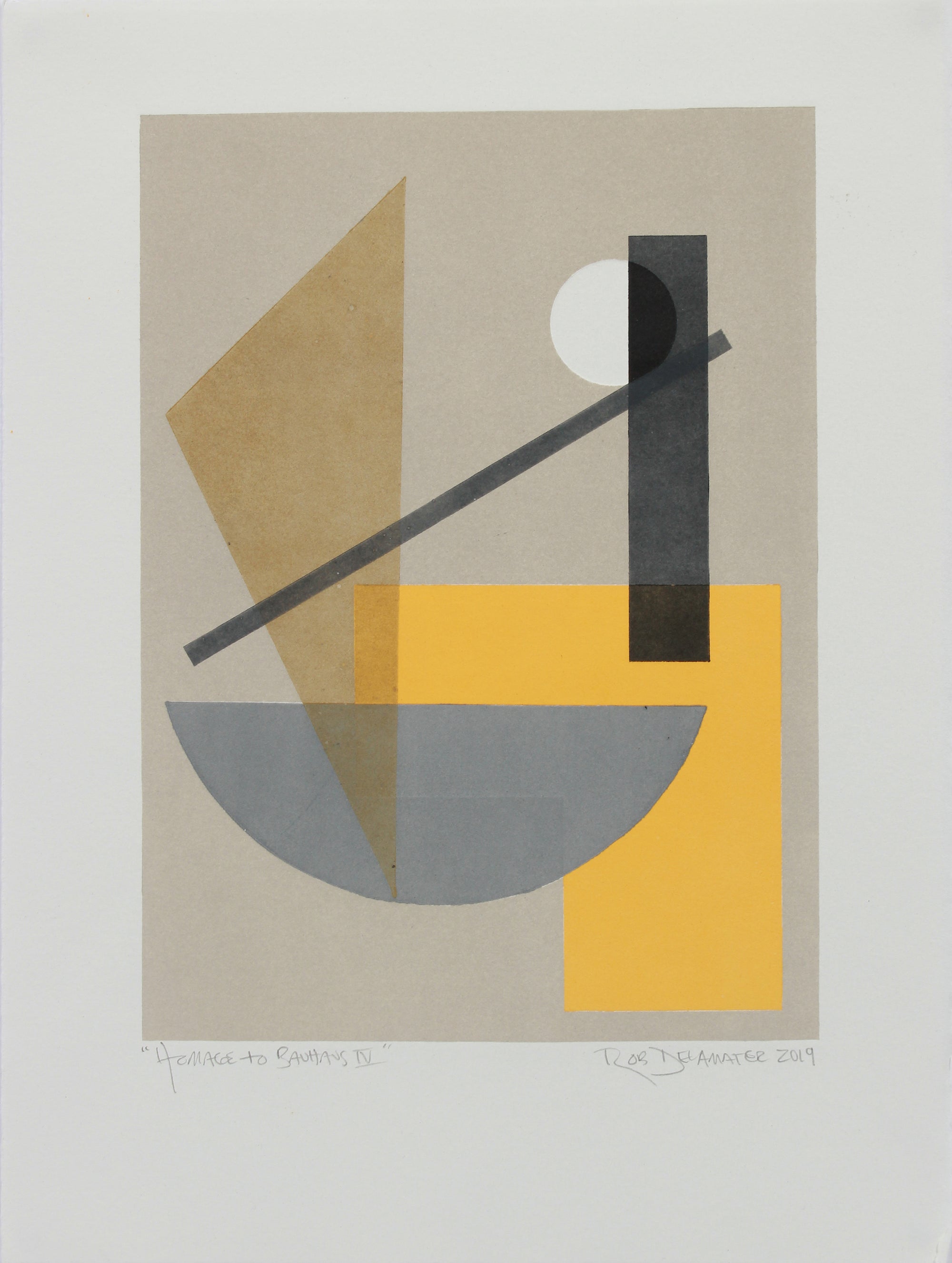 <i>Homage to Bauhaus IV</i> <br>2019 Monotype <br><br>#A9444