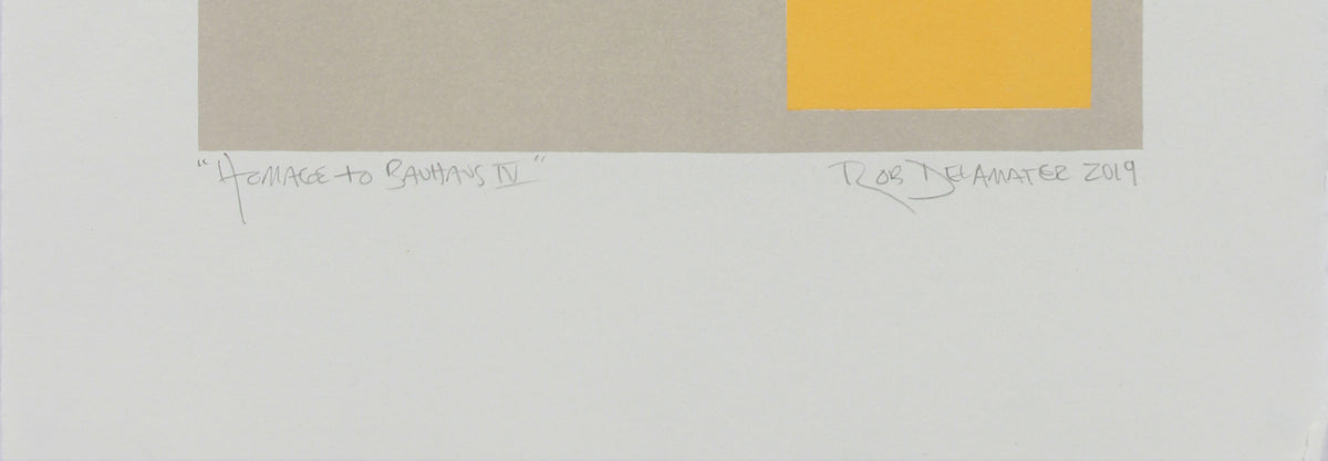 <i>Homage to Bauhaus IV</i> <br>2019 Monotype <br><br>#A9444