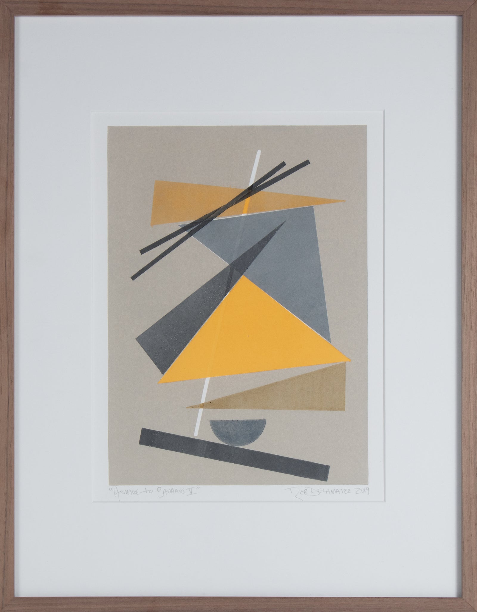 <i>Homage to Bauhaus V</i> <br>2019 Monotype <br><br>#A9445