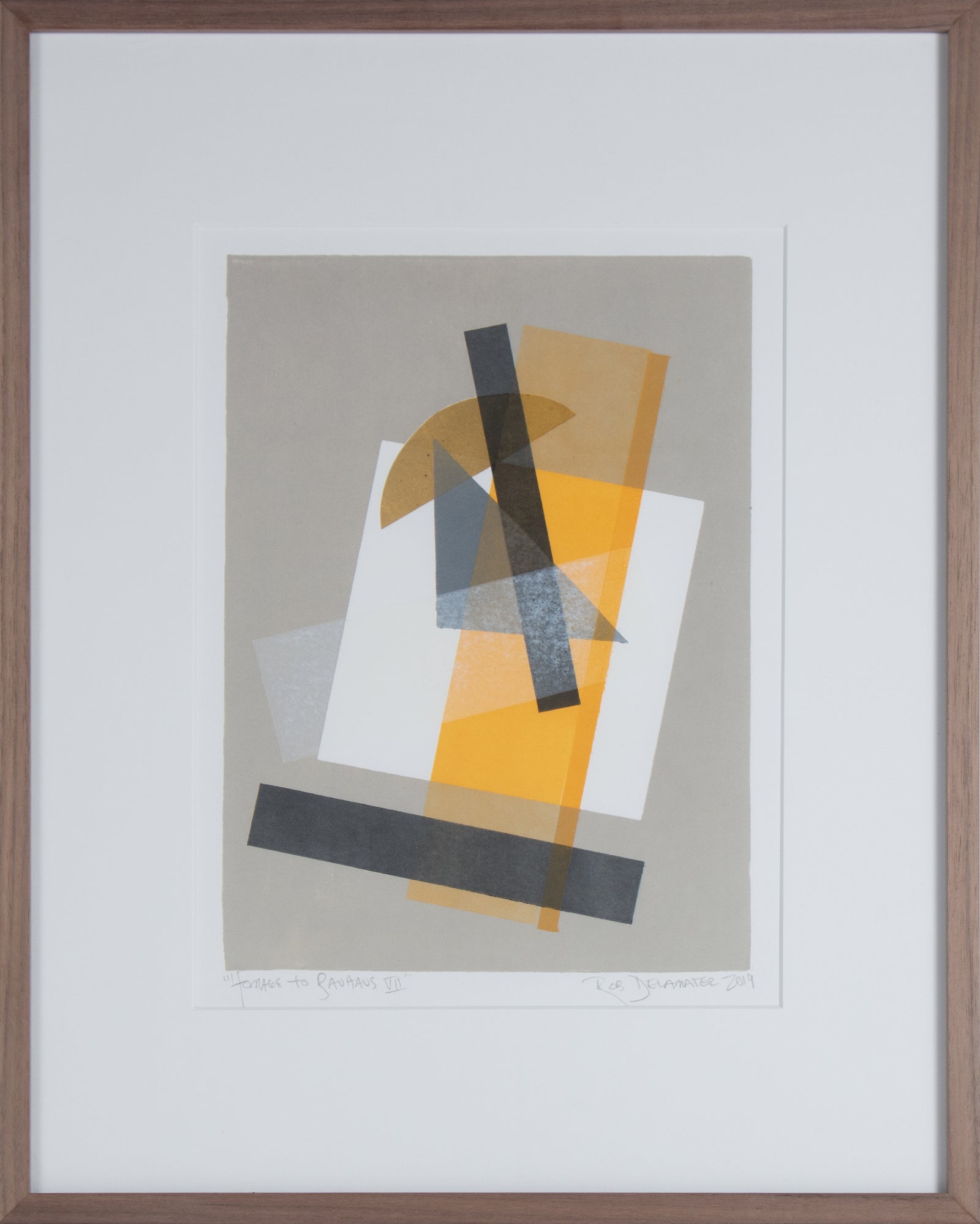 <i>Homage to Bauhaus VII</i> <br>2019 Monotype <br><br>#A9447