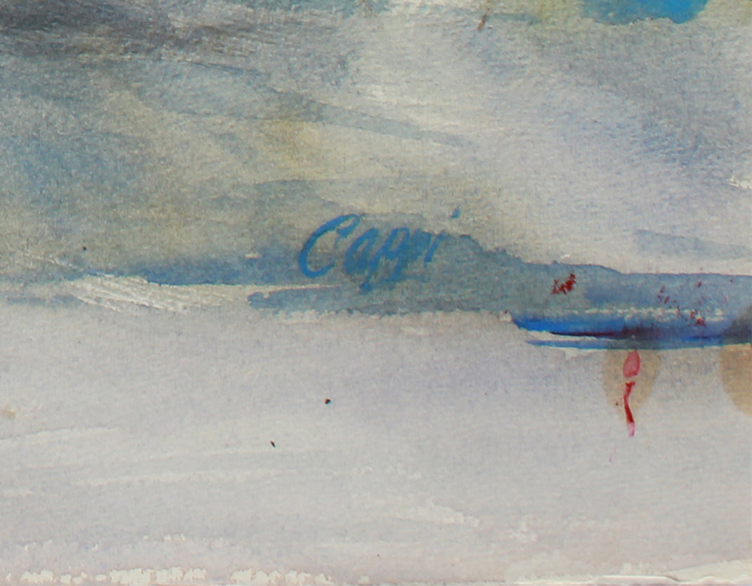 <i>Shoreline</i>, Westport, CT<br>1980s Watercolor <br><br>#A9455