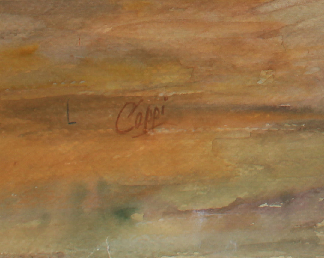 <i>Blue Mountains</i> <br>1980s Gouache <br><br>#A9456