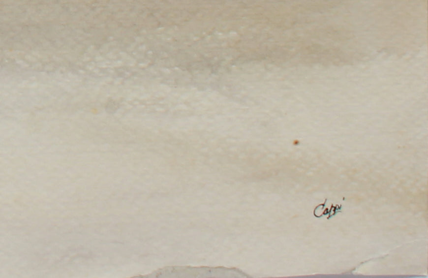 Abstracted New Mexico Landscape Deconstruction <br>1980s Gouache <br><br>#A9459