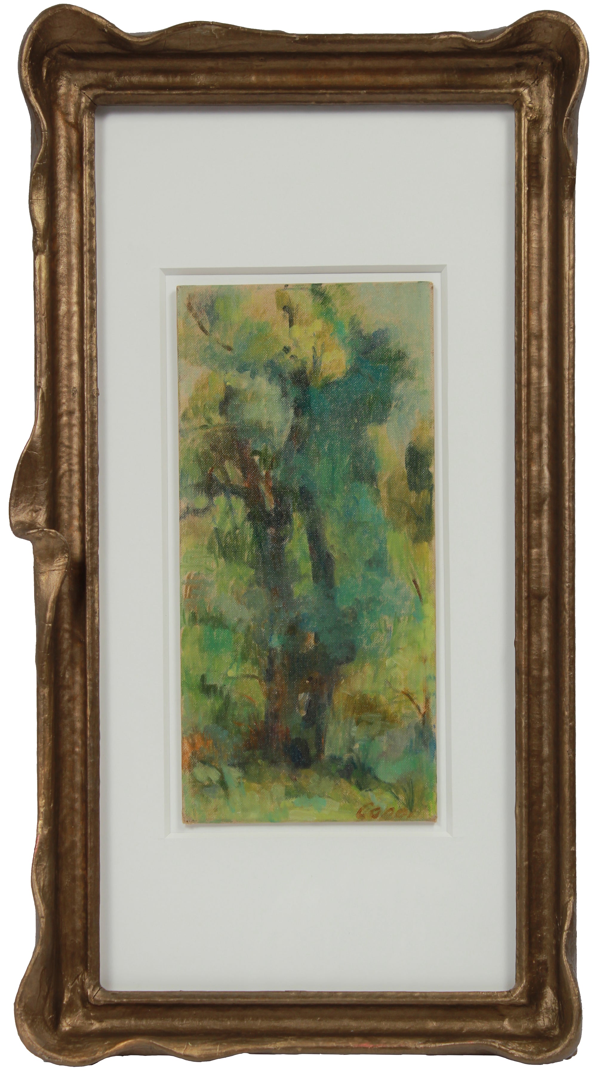 <i>Tree in Memorial Park</i> <br>1965 Oil <br><br>#A9493