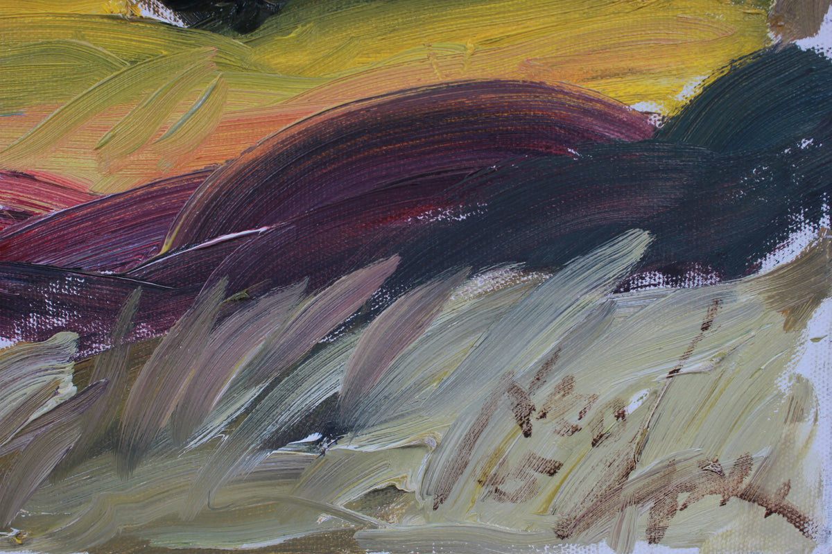 Expressive California Landscape <br>2005 Oil <br><br>#A9500