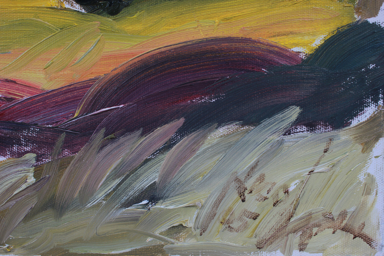 Expressive California Landscape <br>2005 Oil <br><br>#A9500