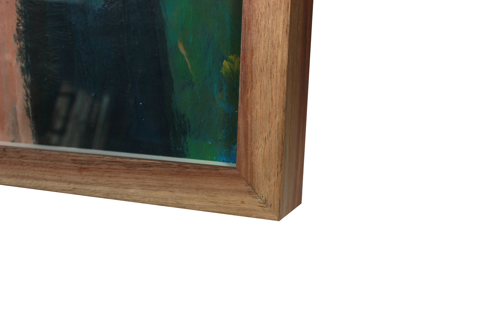 Whimsical Abstract Beach Scene <br>1970s Oil <br><br>#A9547