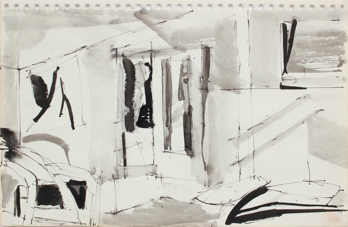 Industrial San Francisco Abstract &lt;br&gt;1976 Ink &lt;br&gt;&lt;br&gt;#A9605