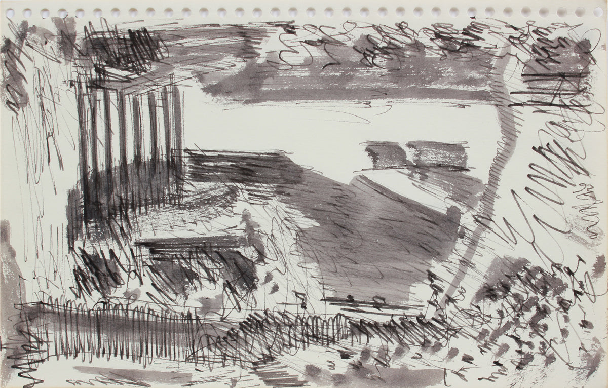 Industrial City Abstraction &lt;br&gt;1976 Ink &lt;br&gt;&lt;br&gt;#A9611