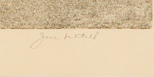 Monochrome Geometric Figure Trio <br>1970s Monotype <br><br>#A9733