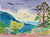 <i>Evening Sky, New Mexico</i> <br> June 6, 1997 Watercolor <br><br>#A9957