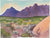 <i>Granite Mountains at Sunset</i>, (Granite Cove) <br>1984 Watercolor <br><br>#A9962