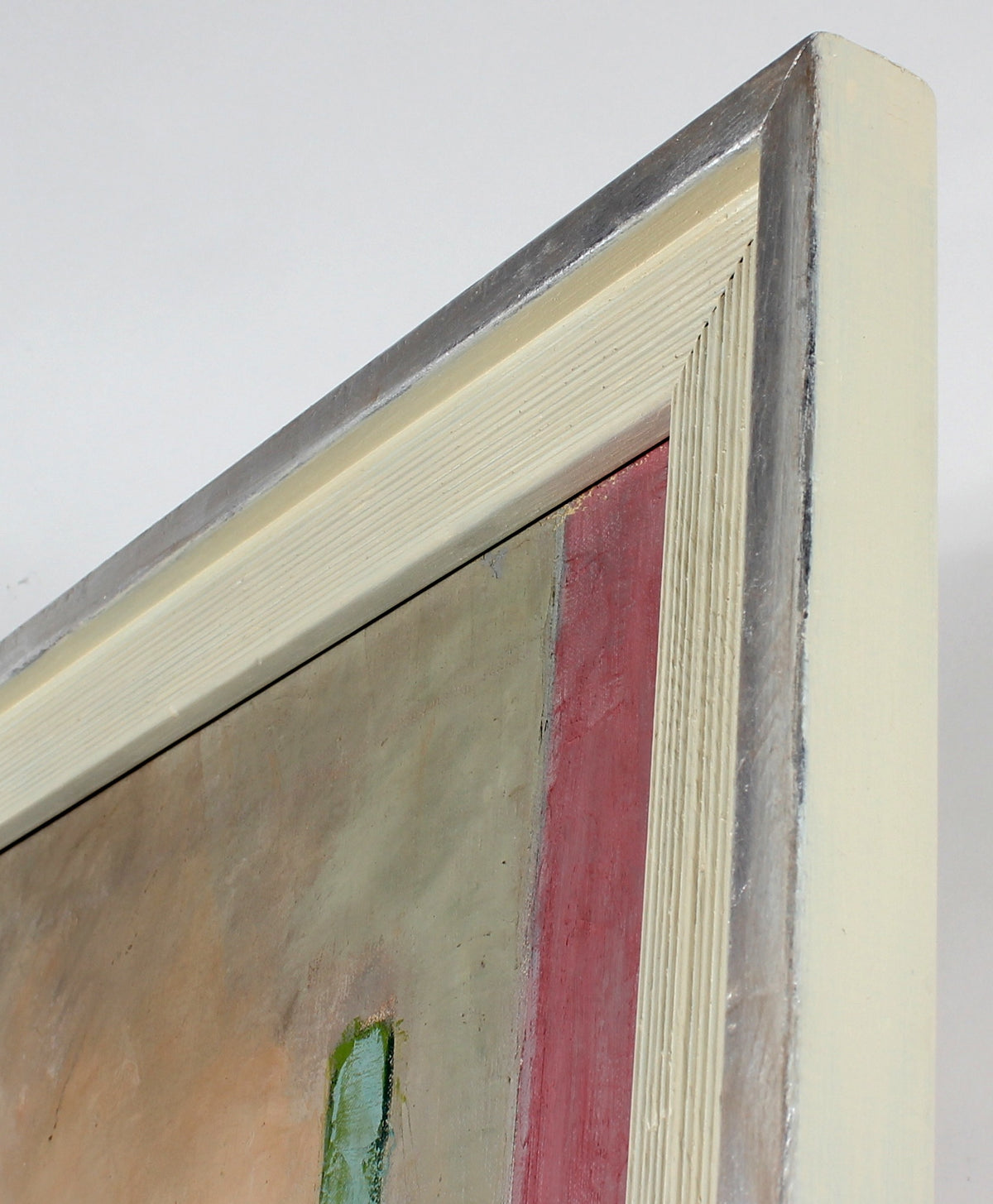 Still Life with Flowers & Wine Bottle<br>Mid Century Oil<br><br>#51898