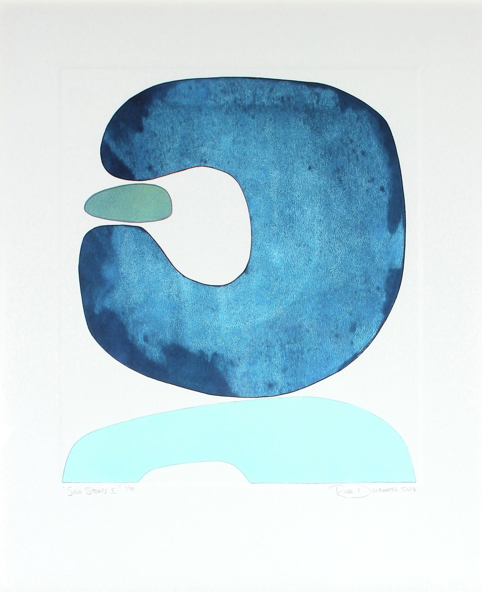 <i>Sea Stones I, II & III</i> <br>Set of Three Limited Edition Archival Prints <br><br>ART-08092