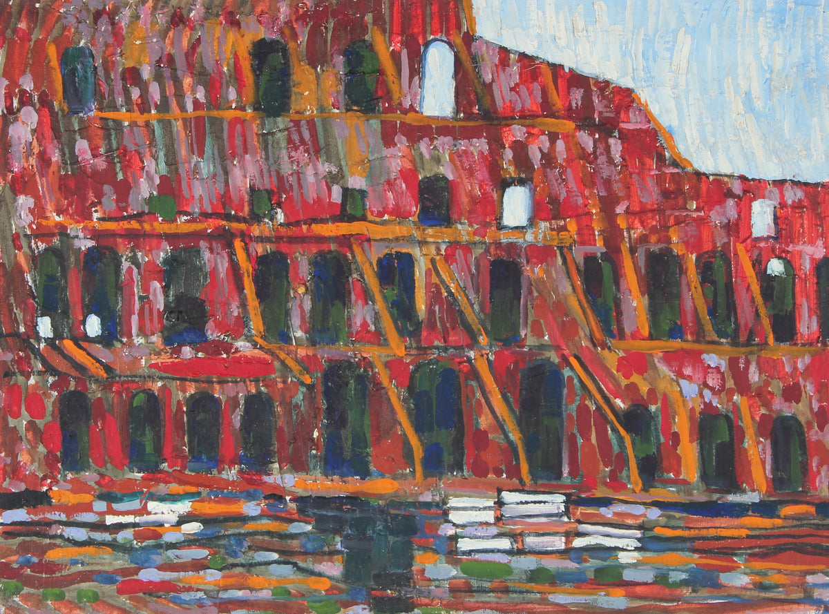 <i>The Colosseum, Rome</i><br>1971 Oil<br><br>#31666