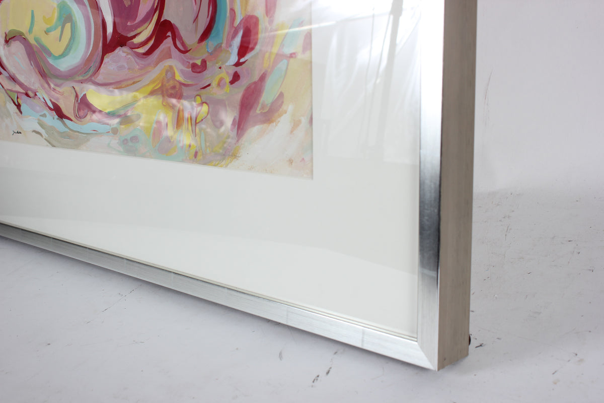 Bay Area Figurative Abstract<br>Early 1960s Oil on Paper<br><br>#72066