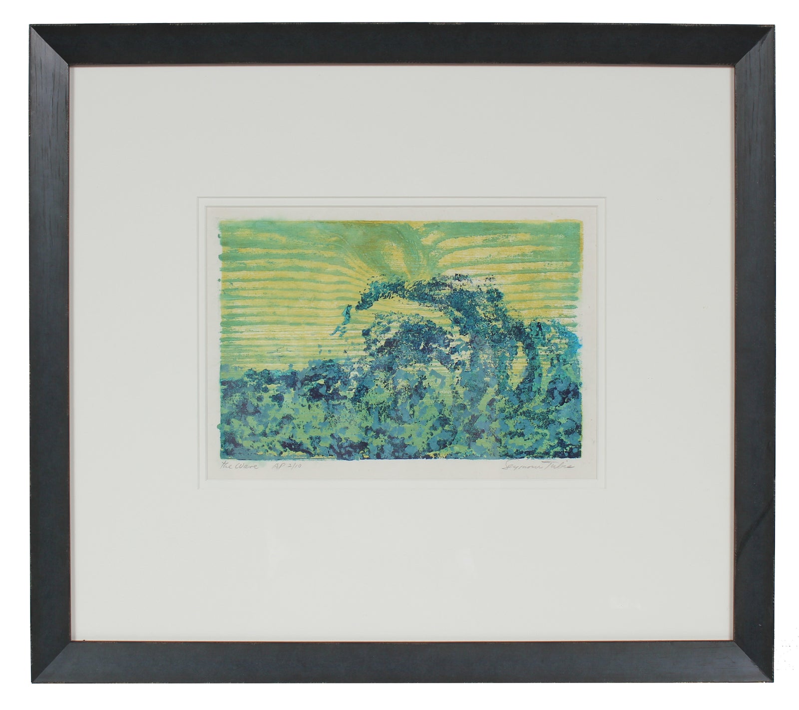 <i>The Wave</i><br>Late 20th Century Woodblock<br><br>#95096