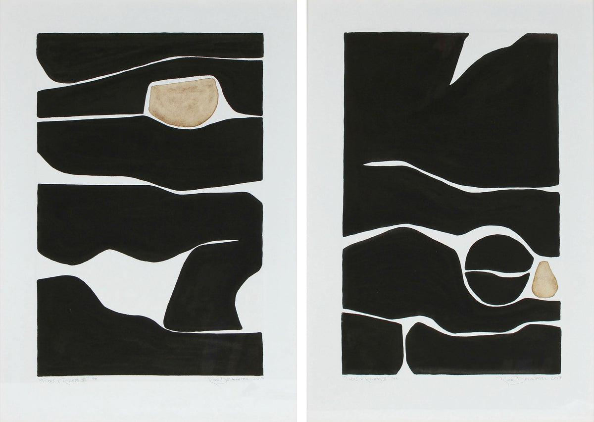 <i>Tides & Rivers I & II</i> <br>Set of Two Limited Edition Archival Prints <br><br>ART-11808