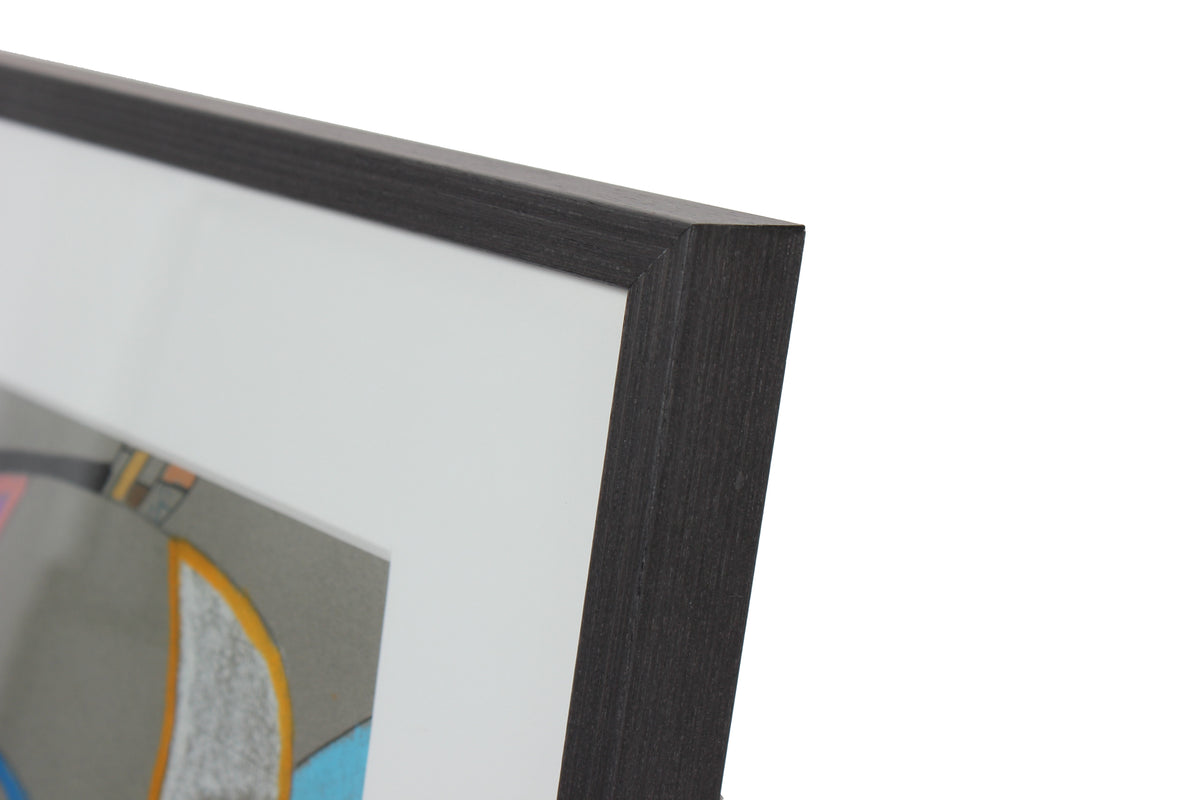 Bright Abstract in Oil Pastel<br>November 4, 1972<br><br>#72091