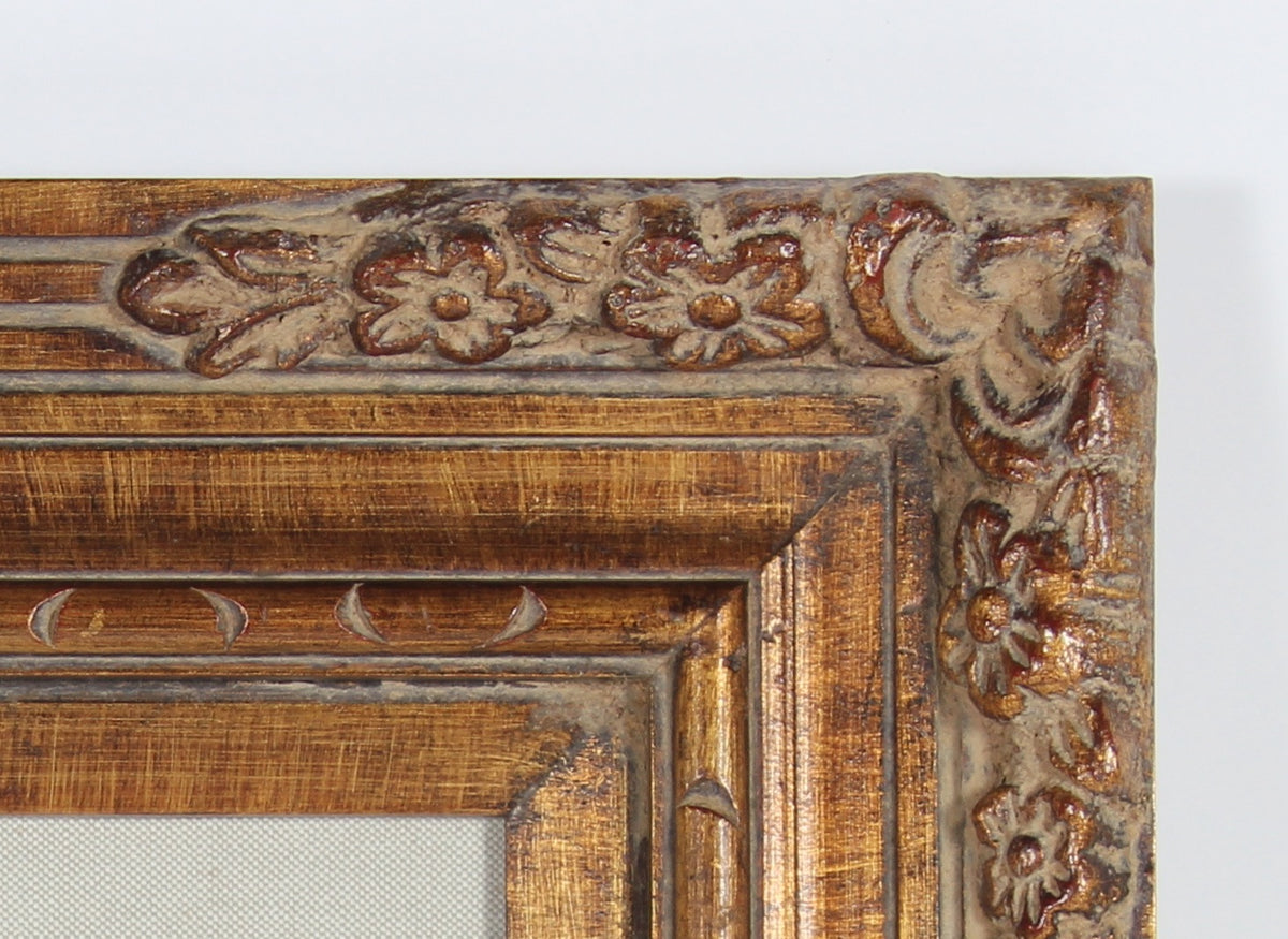 <i>Yard in Odessa</i><br>1963 Oil Winter Scene<br>Michail Cherni<br><br>#18159