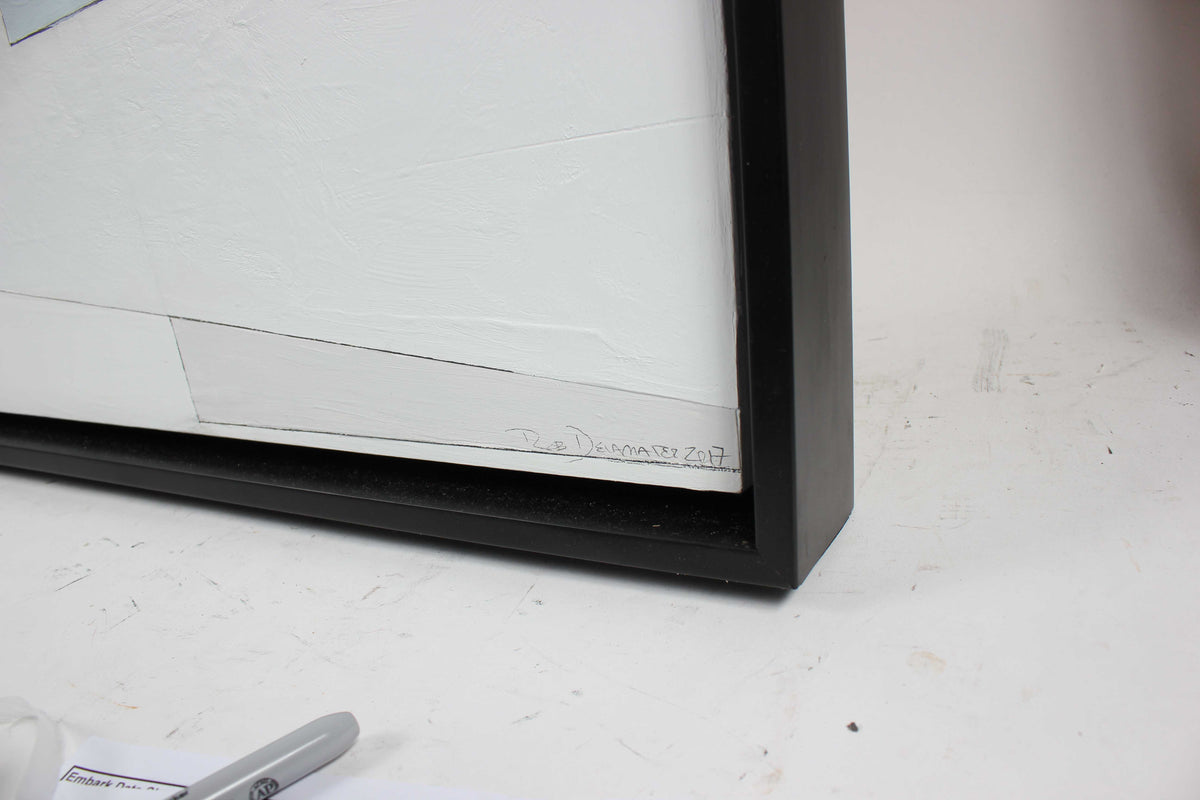 <i>Native Gold V</i><br>2017 Mixed Media Collage on Cradled Wood<br><br>#93985