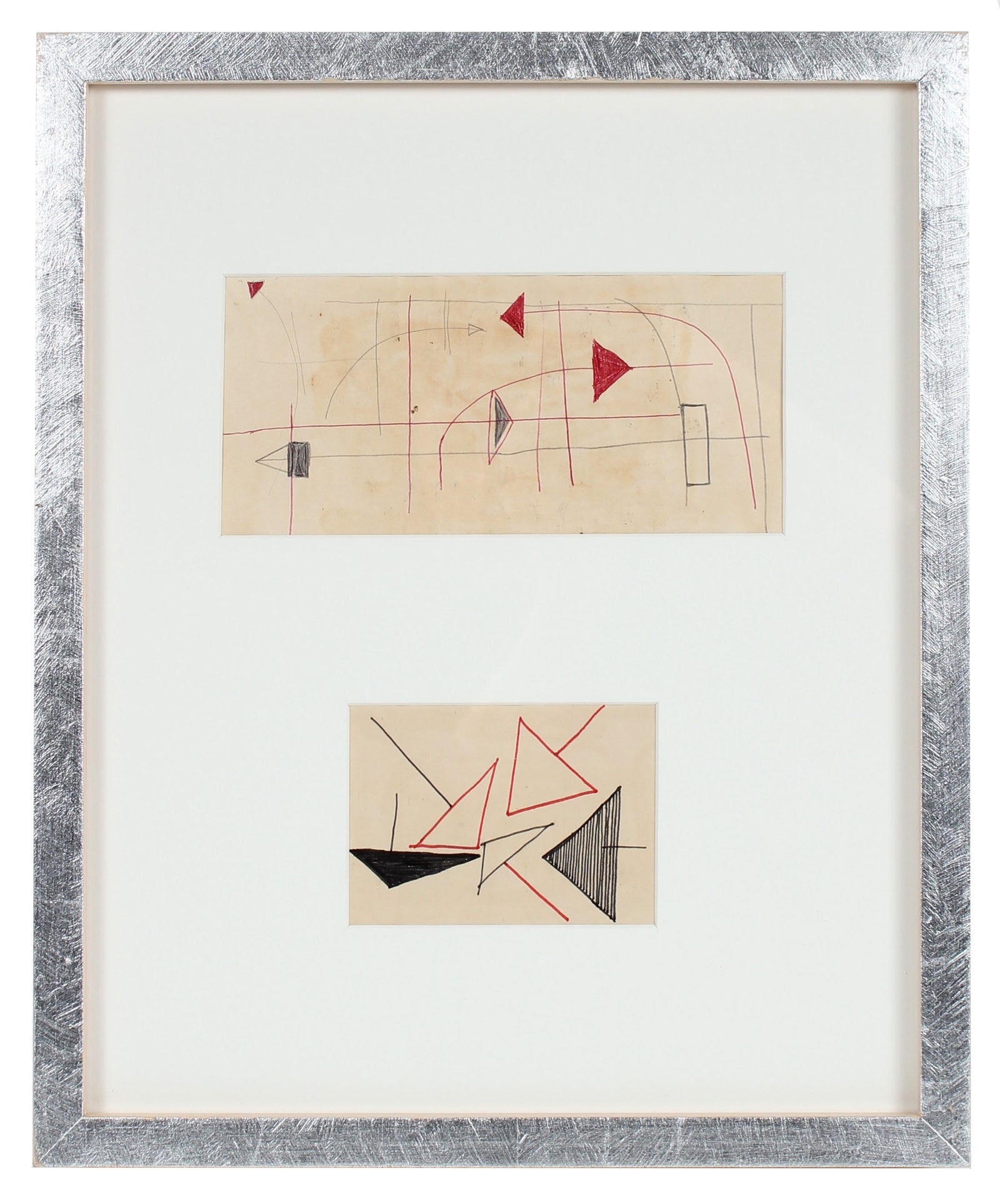 <i>Inter & Inter (detail)</i> <br>1960s Ink & Graphite <br><br>#A1310