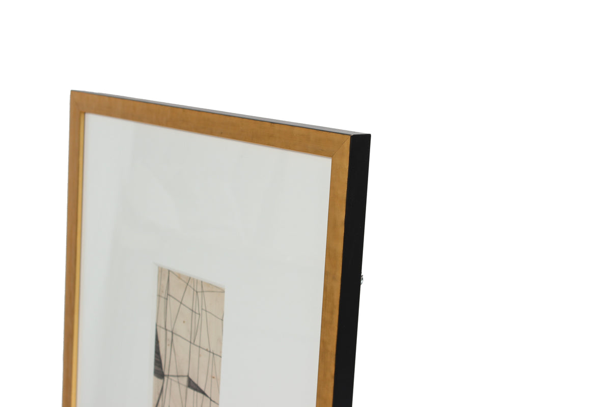 1960s Graphite Linear Abstraction <br><br>#97729