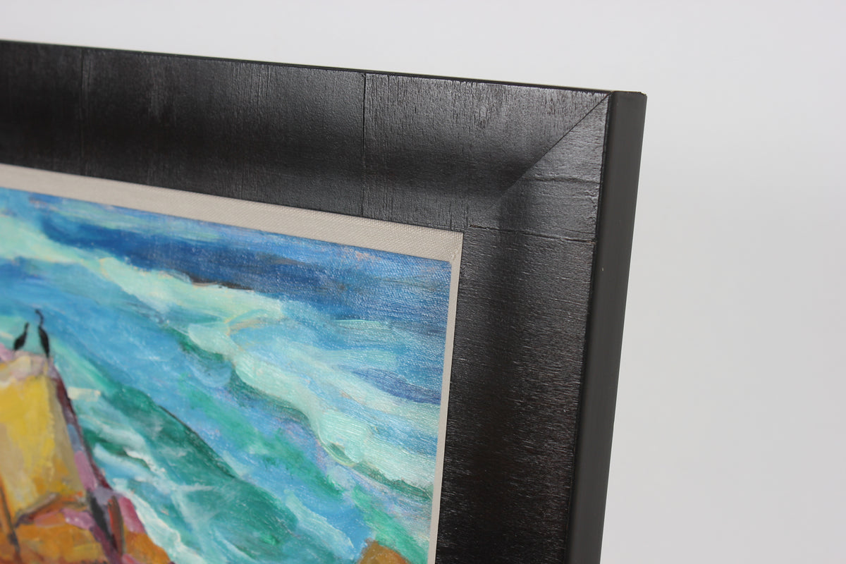 California Rocky Coastline <br>Mid-Late 20th Century Oil <br><br>#94370