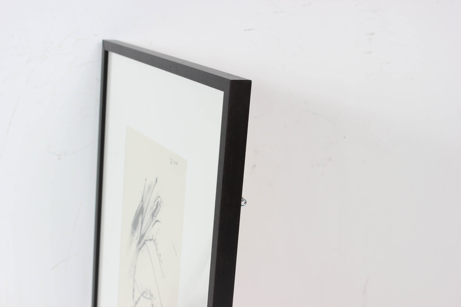 Monochrome Mid Century Abstract<br>Ink on Paper<br><br>#14581