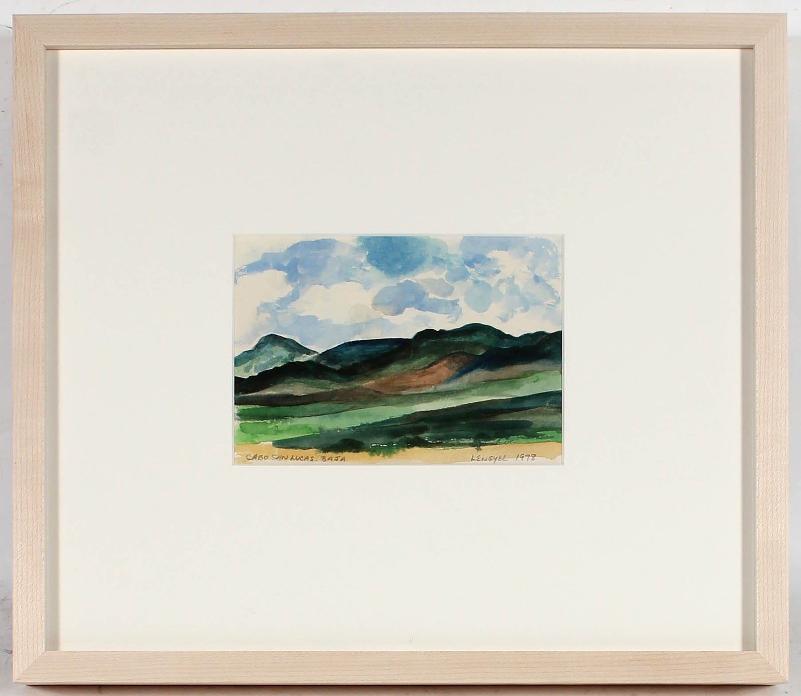 <i>Cabo San Lucas, Baja</i><br>1978 Watercolor Scene<br><br>#57173