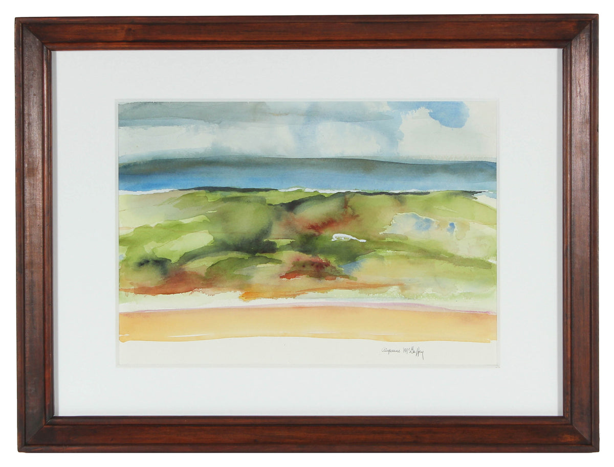 &lt;i&gt;Sonoma Beach, CA&lt;/i&gt; &lt;br&gt;20th Century Watercolor&lt;br&gt;&lt;br&gt;#43736