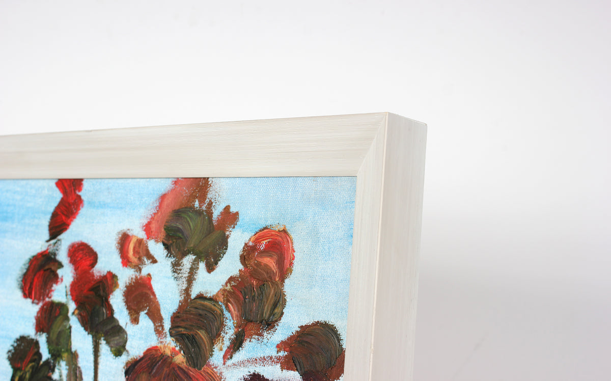 Bay Area Hillside Houses<br>Late 20th Century Oil<br><br>#A5682