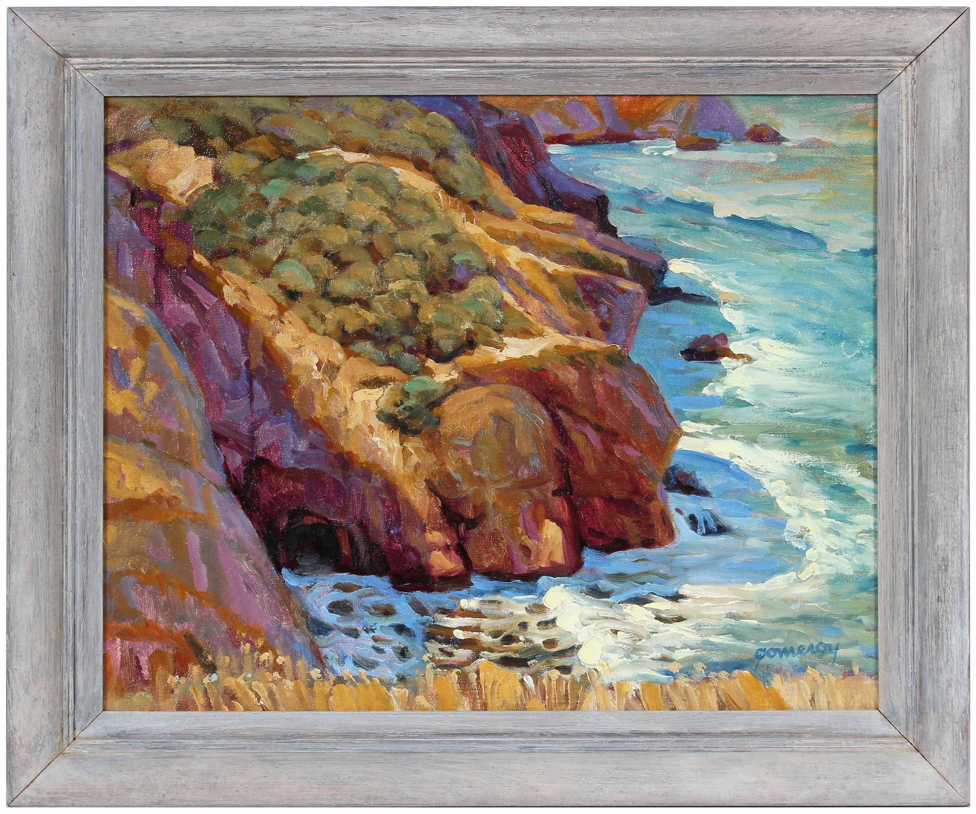 <i>The Cave</i><br>Mid - Late 20th Century Oil<br><br>#A6376