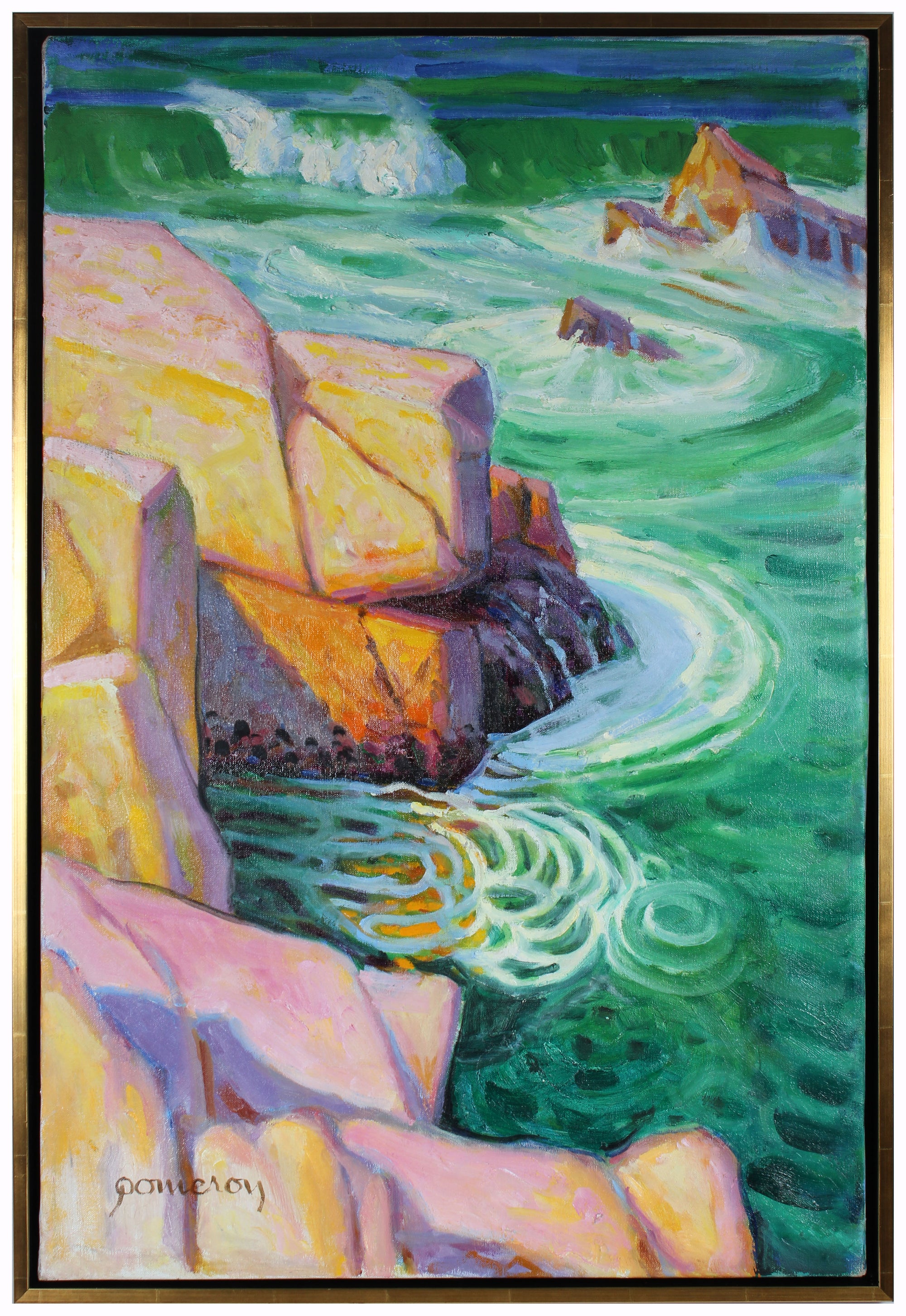 <i>Surf Pattern</i><br>Late 20th Century Oil<br><br>#97840
