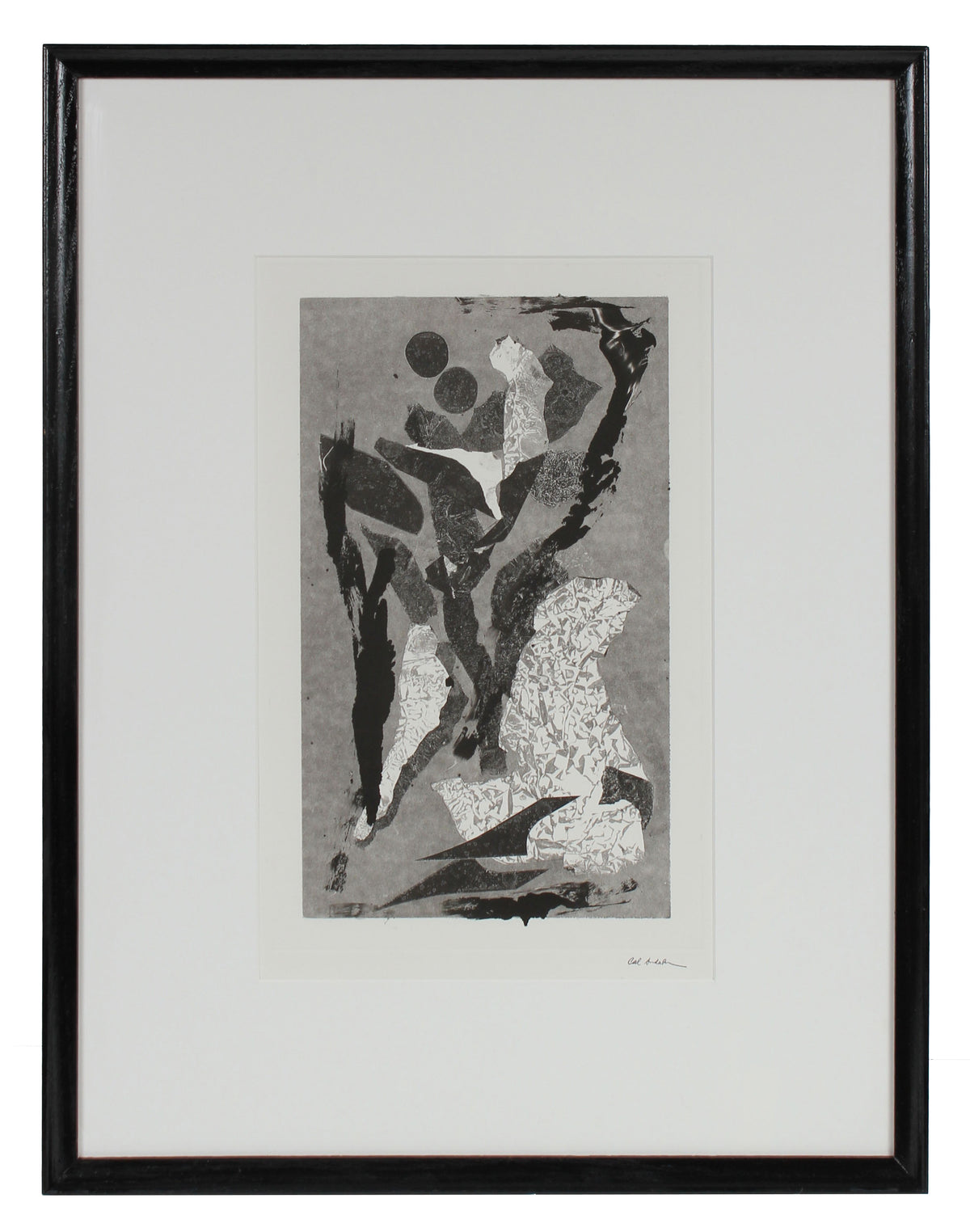 Modernist Abstracted Figures &lt;br&gt;1990-2000s Monotype &lt;br&gt;&lt;br&gt;#99304
