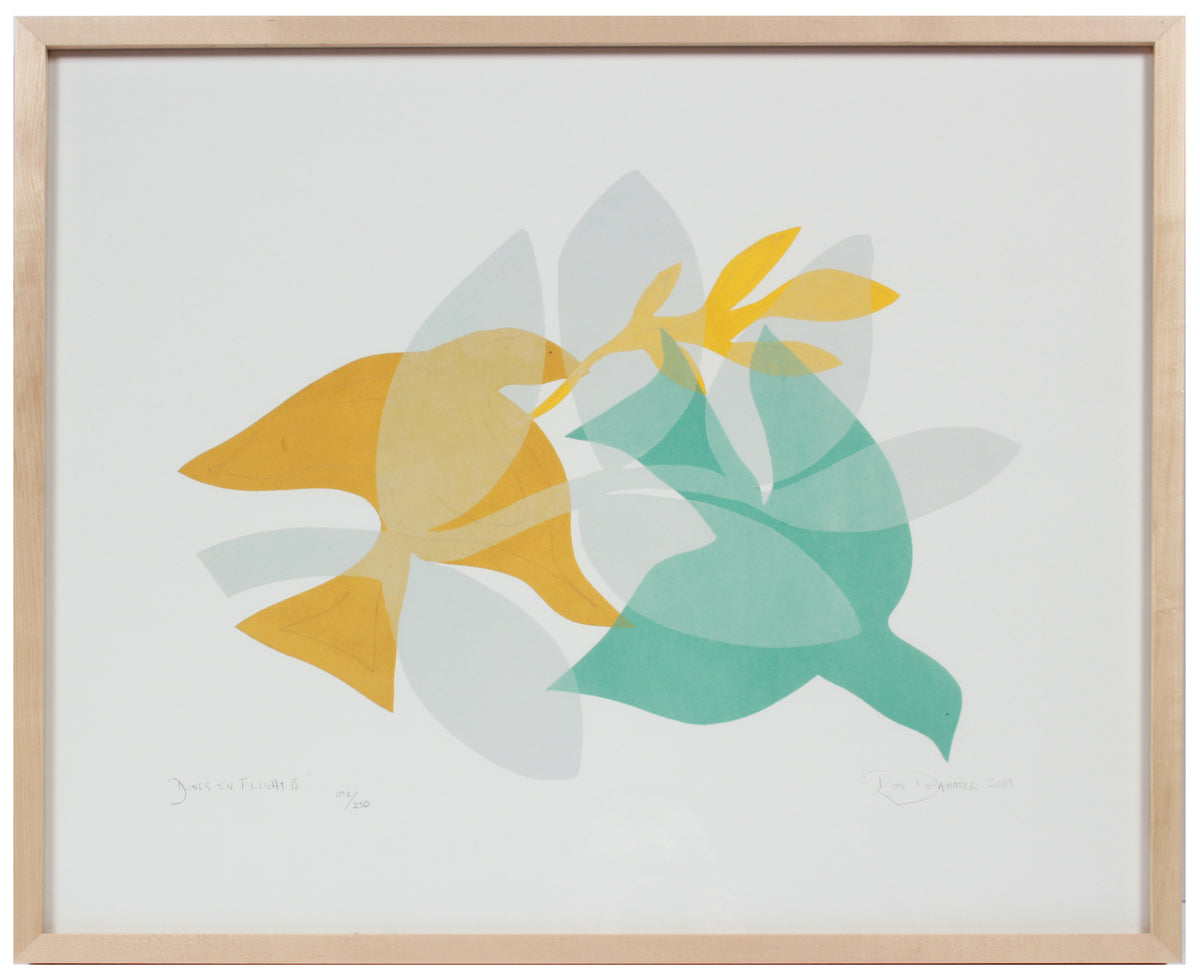 <i> Doves in Flight I & II</i> <br>Set of Two Limited Edition Archival Prints <br><br>ART-16826