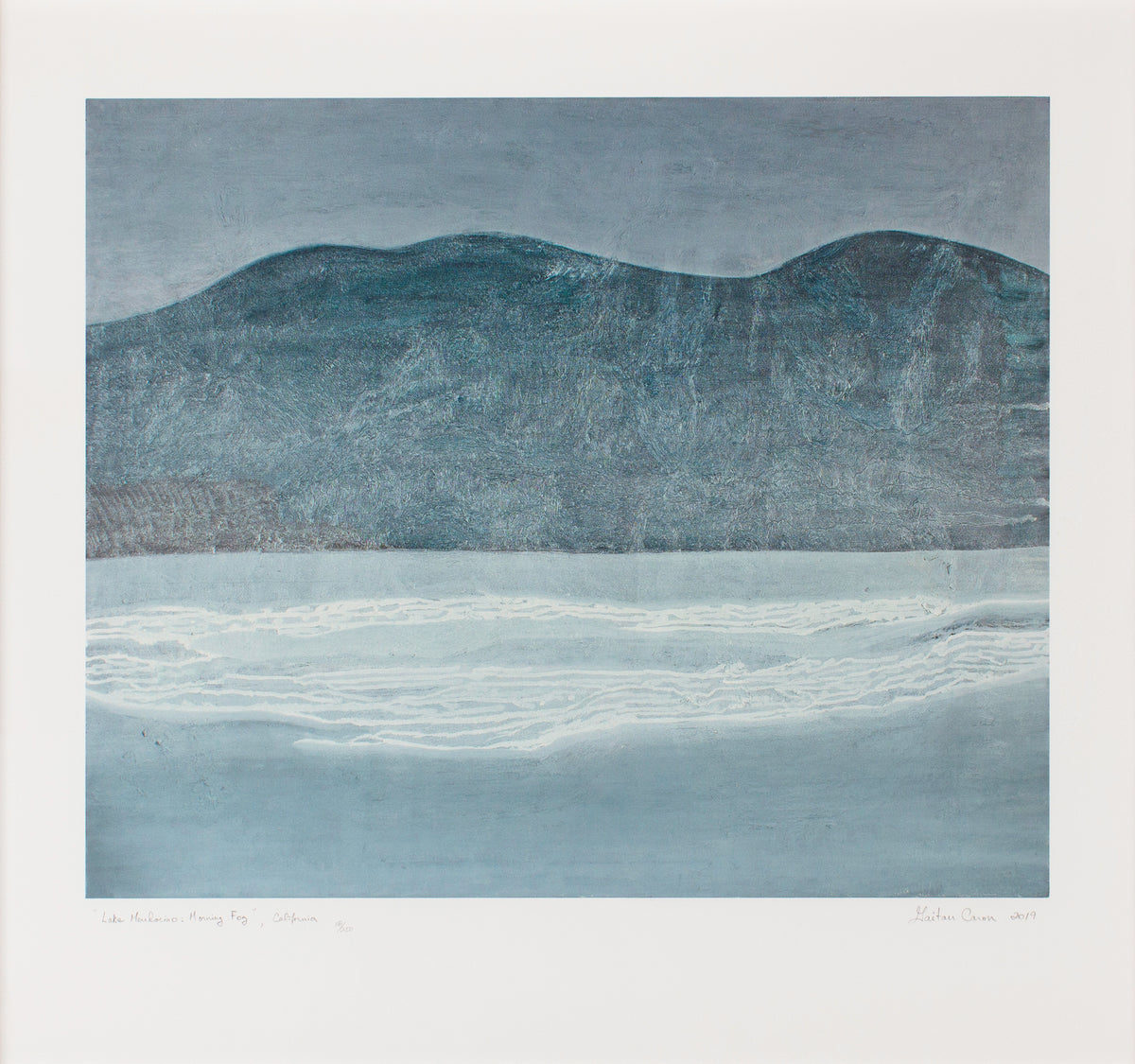 <i>Lake Mendocino: Morning Fog</i> <br>Limited Edition Archival Print <br><br>ART-16835