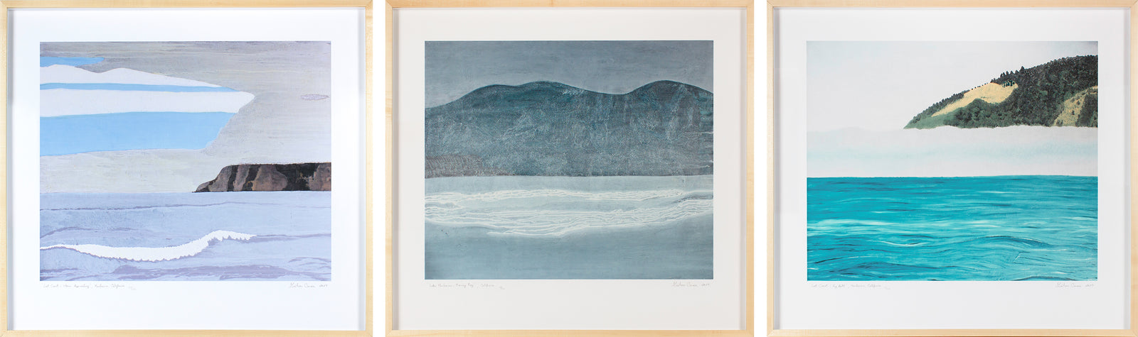 <i>Lost Coast Series</i> <br>Set of Three Limited Edition Archival Prints <br><br>ART-16839