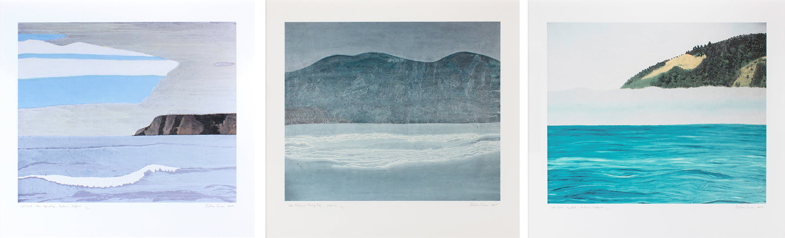 <i>Lost Coast Series</i> <br>Set of Three Limited Edition Archival Prints <br><br>ART-16839