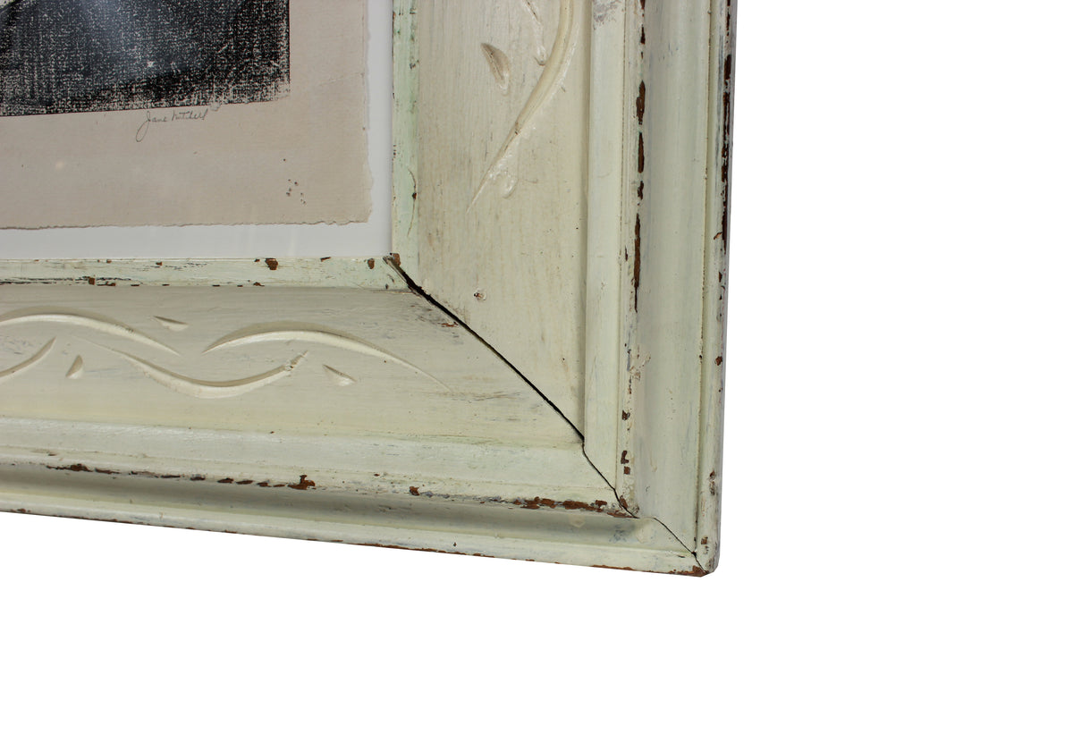 Modernist Abstracted Figures <br>1960-70s Monotype <br><br>#B0017