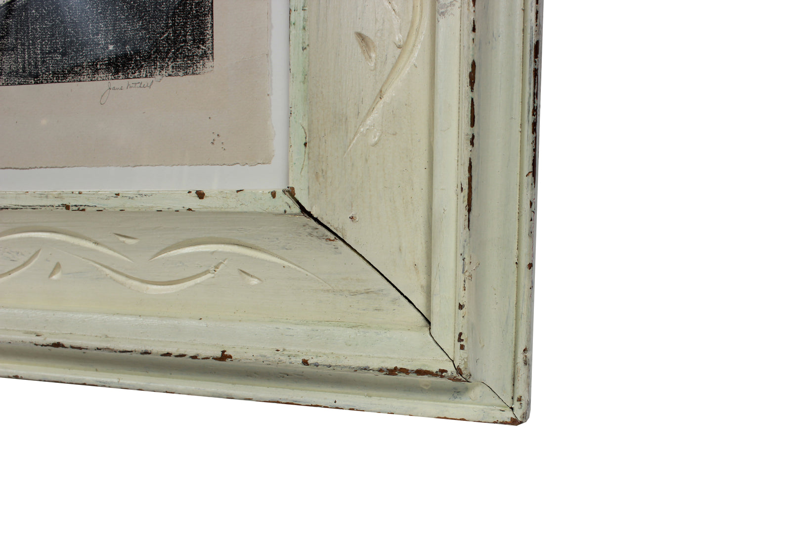 Modernist Abstracted Figures <br>1960-70s Monotype <br><br>#B0017