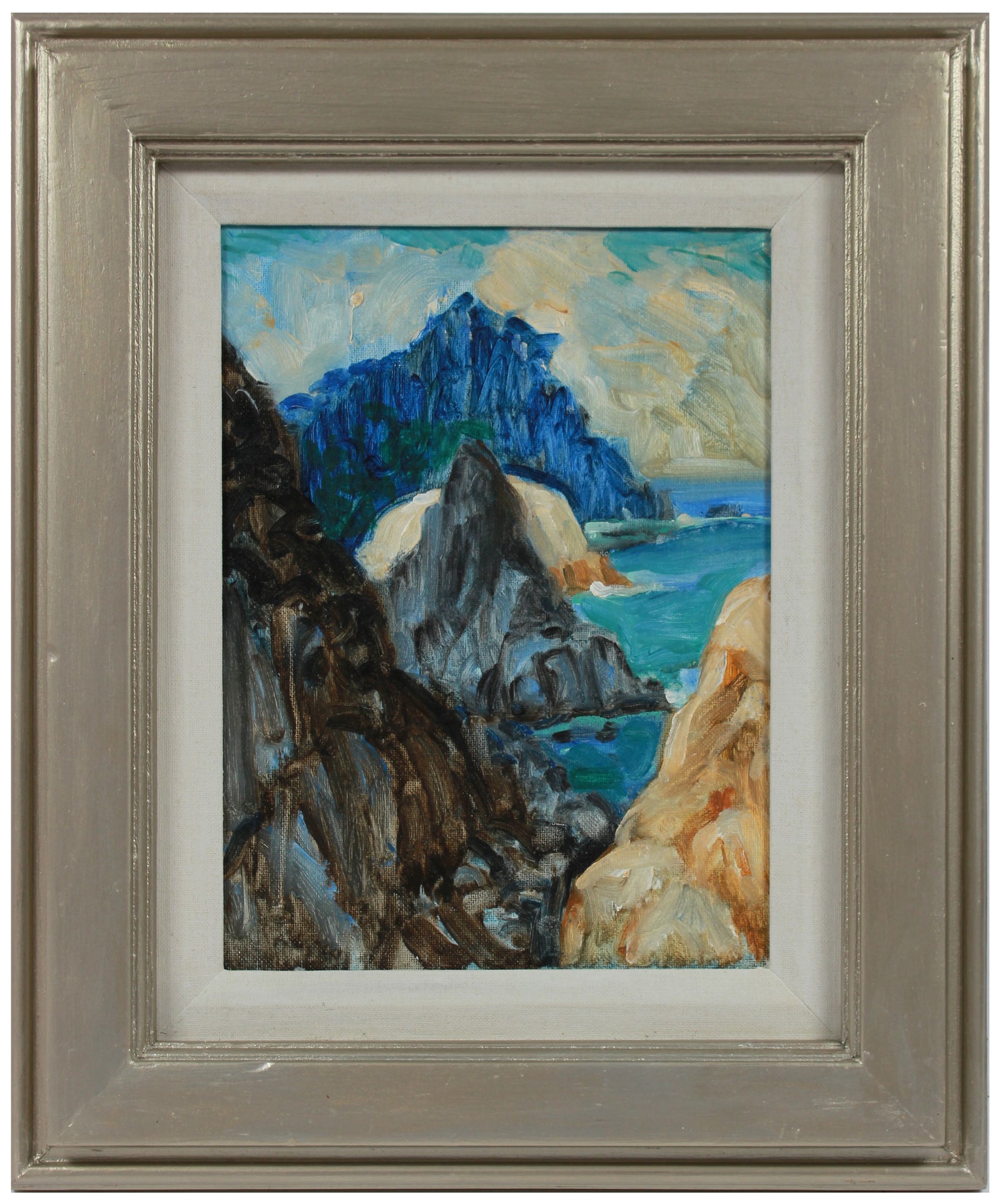 Rocky Coastal Cliffs <br>20th Century Oil <br><br>#B0025