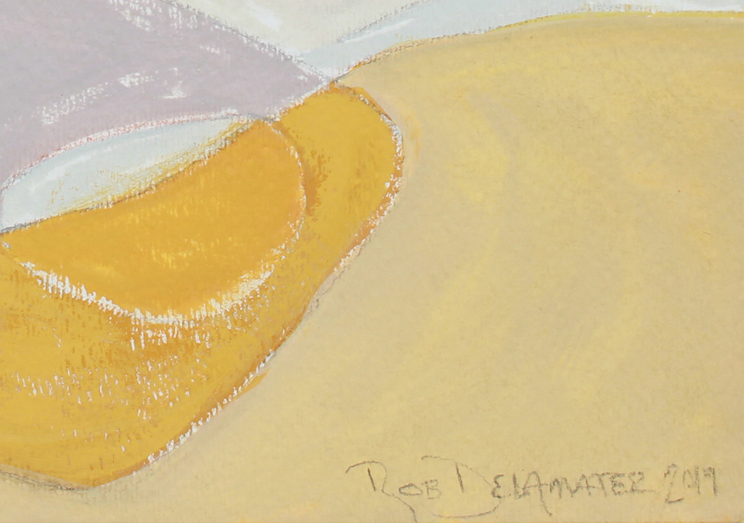 <i>Tideland III</i> <br>2019 Gouache & Graphite <br><br>#B0078