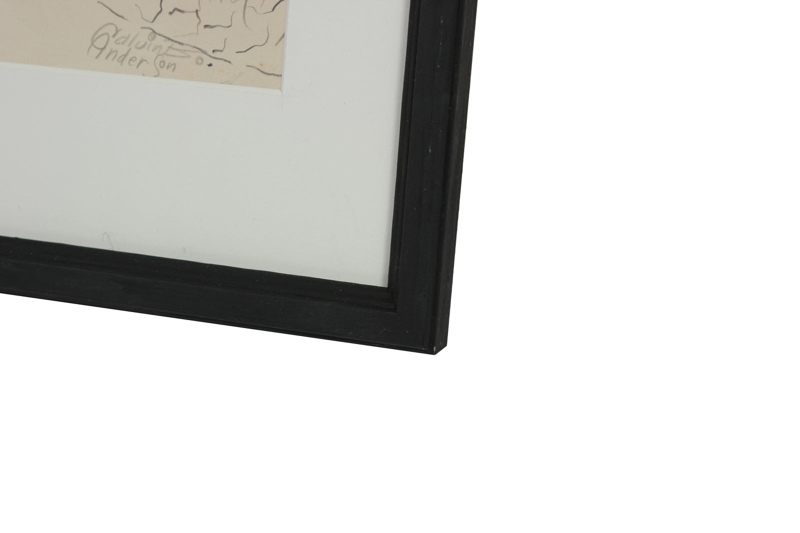 Architectural Apartment Sketch <br>Mid Century Graphite <br><br>#B0148